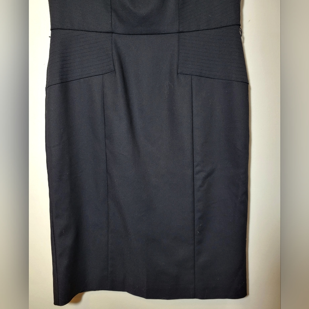 New WHBM Black Sheath Dress  SZ 8 - Picture 10 of 10